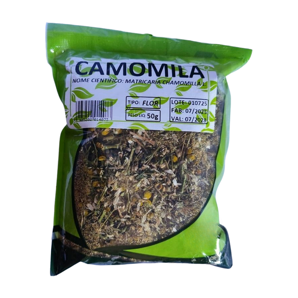 Imagem Camomila Flor 50g – Chá Natural Calmante para Ansiedade, Sono e Sistema Digestivo