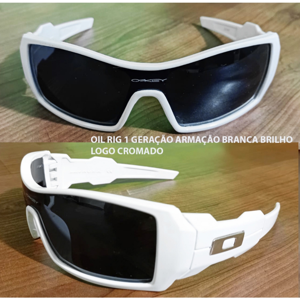 OilRig tipo Mascara Lente Black com Proteção uv uva 400 com Caixa e saquinho