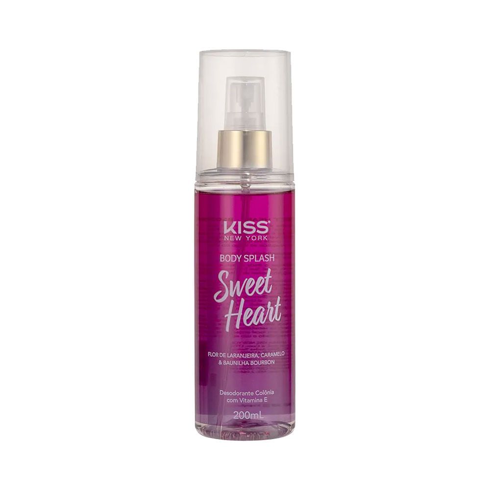 Body Splash Kiss New York Sweet Heart 200ml em Oferta na Shopee