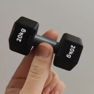 Chaveiro 6cm Halteres academia treinamento