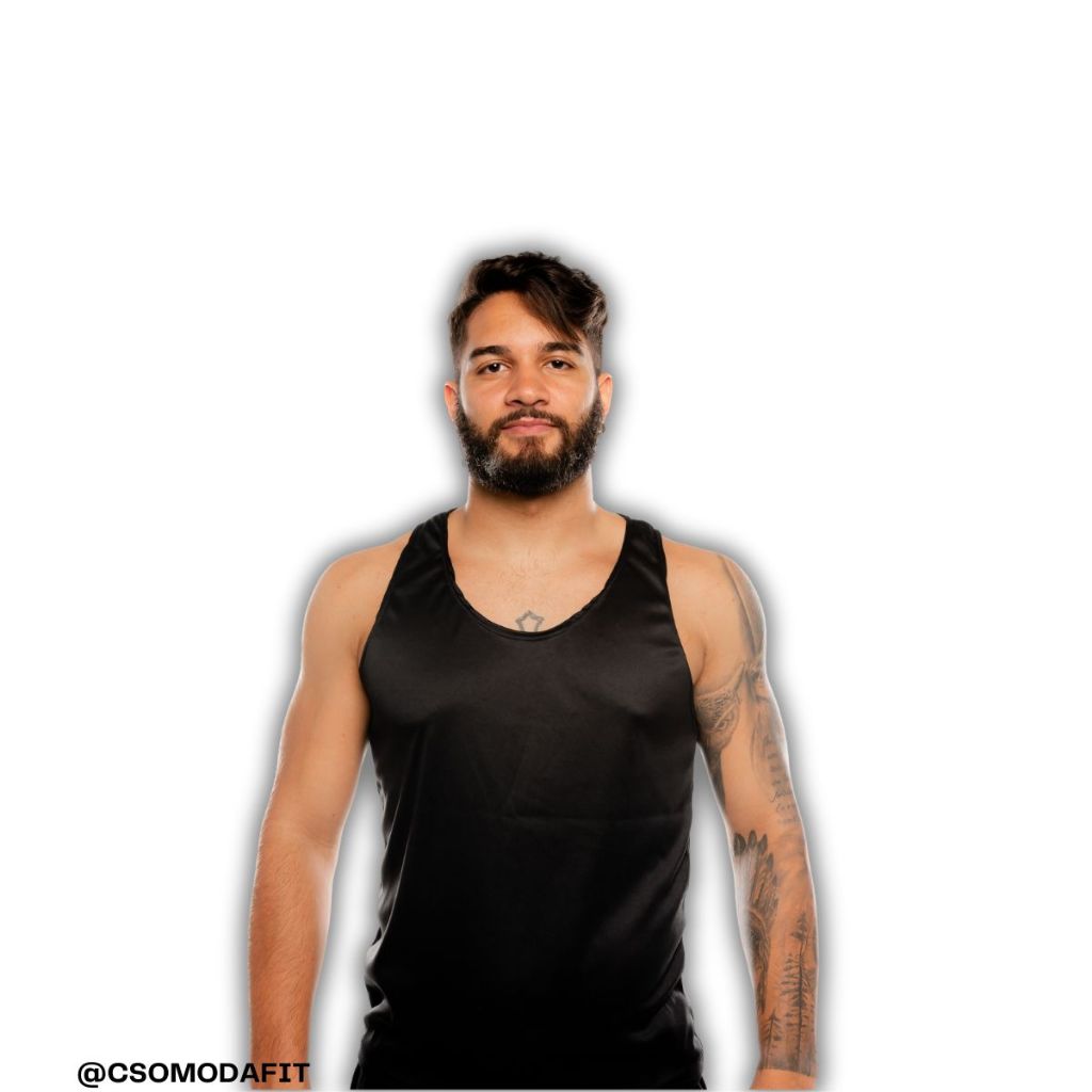 Regata Masculina Nadador Blusa Dry Academia Fitness Treino