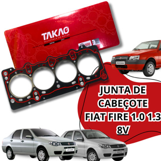 Junta Cabeçote Fiat Fire 1.0 1.3 8v Fibra Amianto Siena Palio Uno Fiorino Takao em Oferta na Shopee