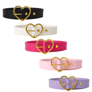 Kit 2 Cintos Infantil Menina Fivela De Coração Dourado em Oferta na Shopee