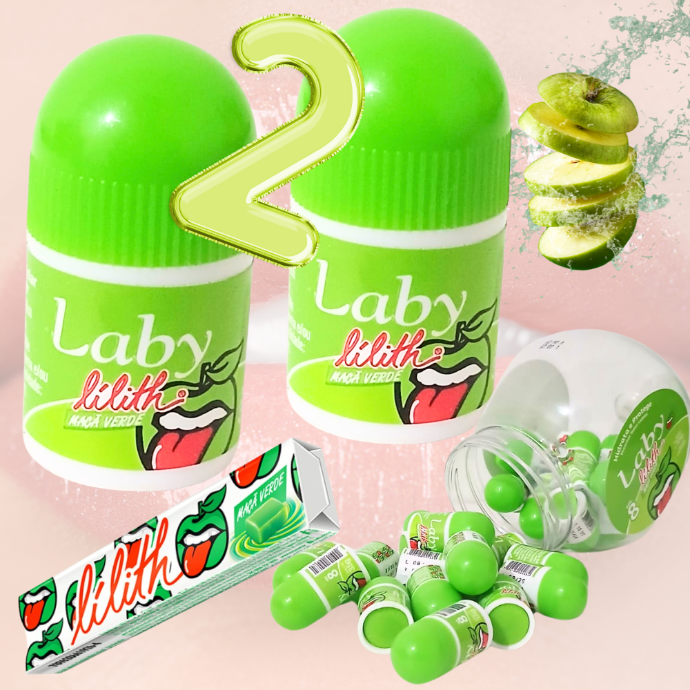 2 Manteiga Cacau da Bala maça verde Lilith Dose Dupla Compacto Útil Qualquer Ocasião