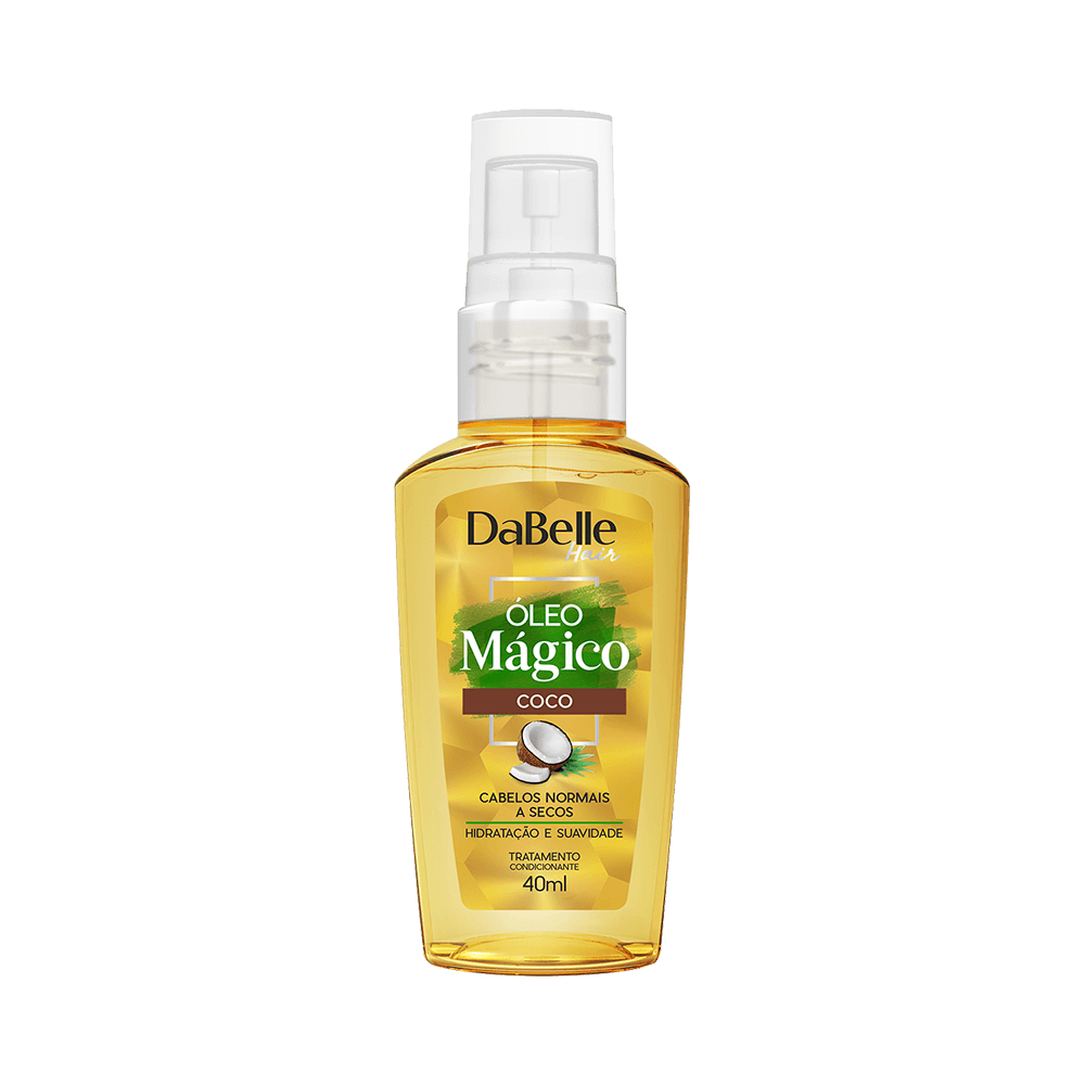 Óleo Mágico Dabelle Hair Coco 40ml em Oferta na Shopee