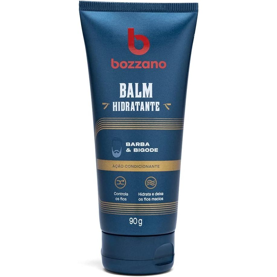 Bálsamo Barba e Bigode Bozzano Hidratante com 90g em Oferta na Shopee