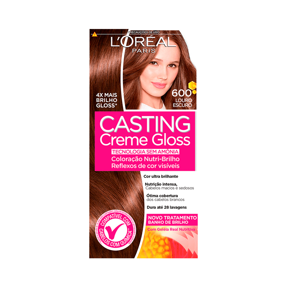 Coloração Casting Gloss 600 Louro Escuro em Oferta na Shopee