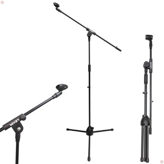 1 Pedestal Para Microfone Suporte para Igreja Estudio Palestra Com cachimbo - Mixer MC150