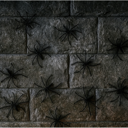 Mini Aranha De Plástico 25 Unidades Para Festa de Halloween Decoração