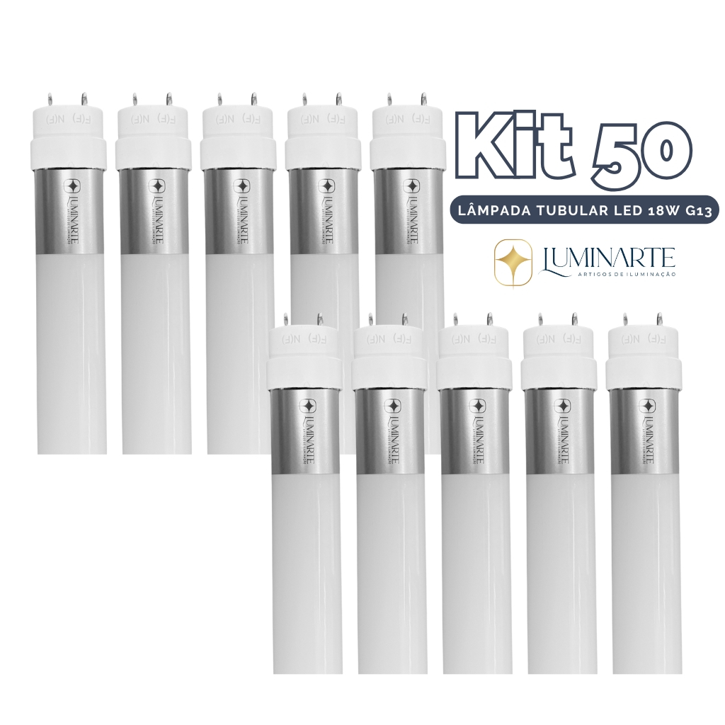 Lâmpada Led Tubular T8 18w 120 Cm: Onde Comprar | BuscaProdutos