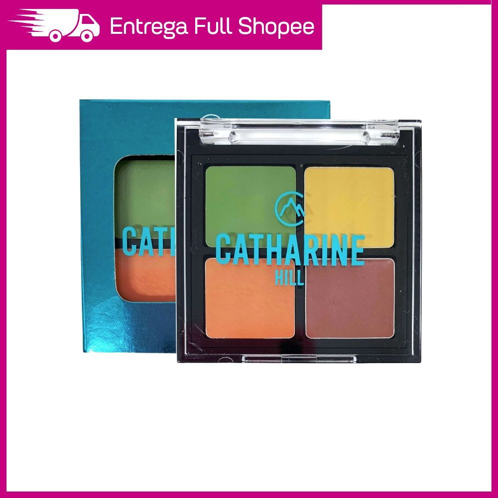 Cover Kit Camuflagem Catharine Hill Quarteto Corretivos Coloridos 4 Cores A Prova D'Água
