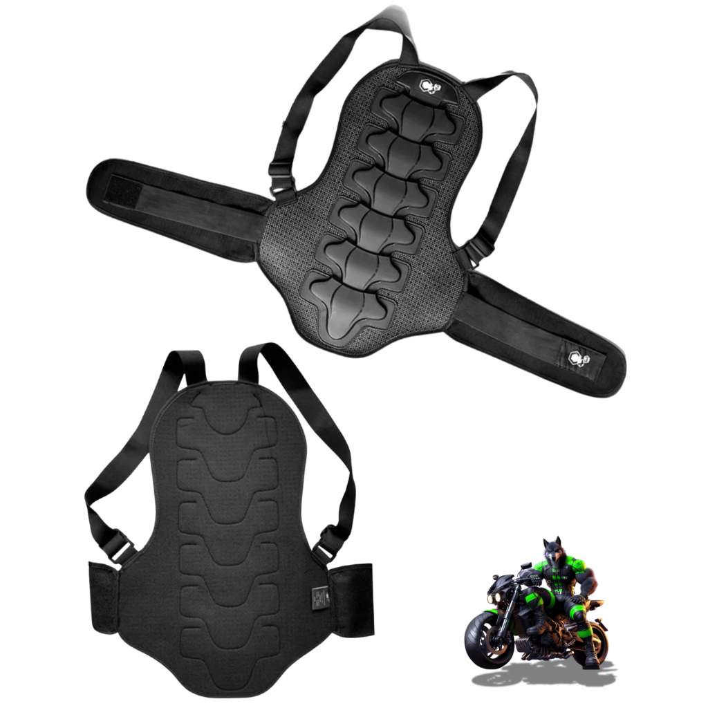 Protetor De Coluna Cervical Articulado Motociclista  MOTO BIKE FLEXIVEL PROTEÇAO
