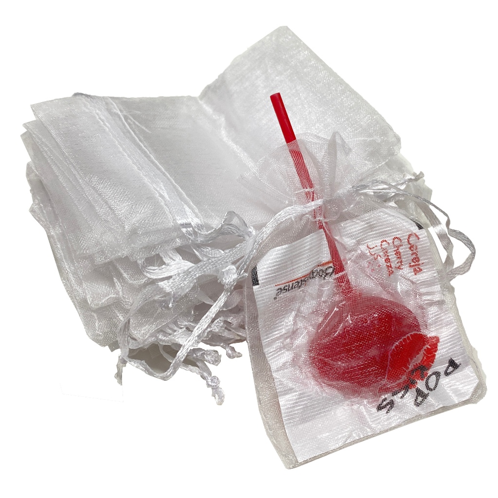 50 Un - Saco Organza Saquinho 7x11 para Lembrancinhas
