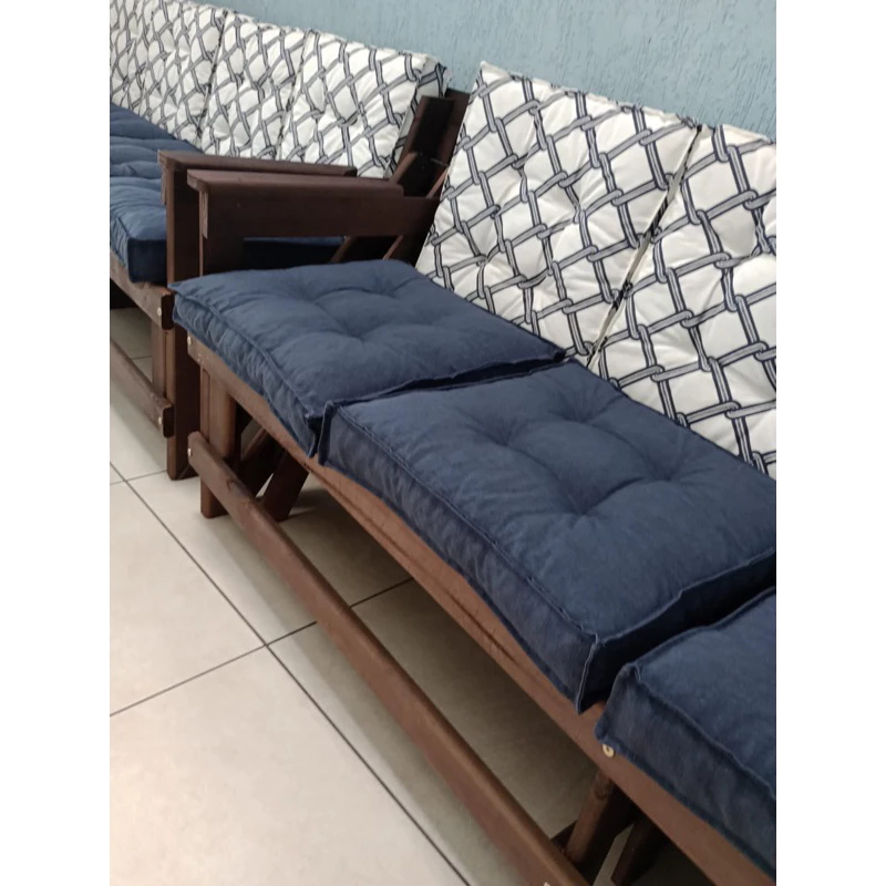 ALMOFADA FUTON 60 X 60 CM em Oferta na Shopee