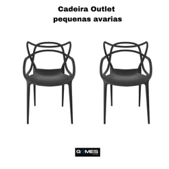 Kit 2 Cadeira Allegra Outlet Pequenas Avarias