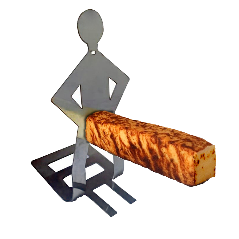 Espetinho Inox Divertido para Churrasco - Queijo Qualho, Pão de Alho, Linguiça