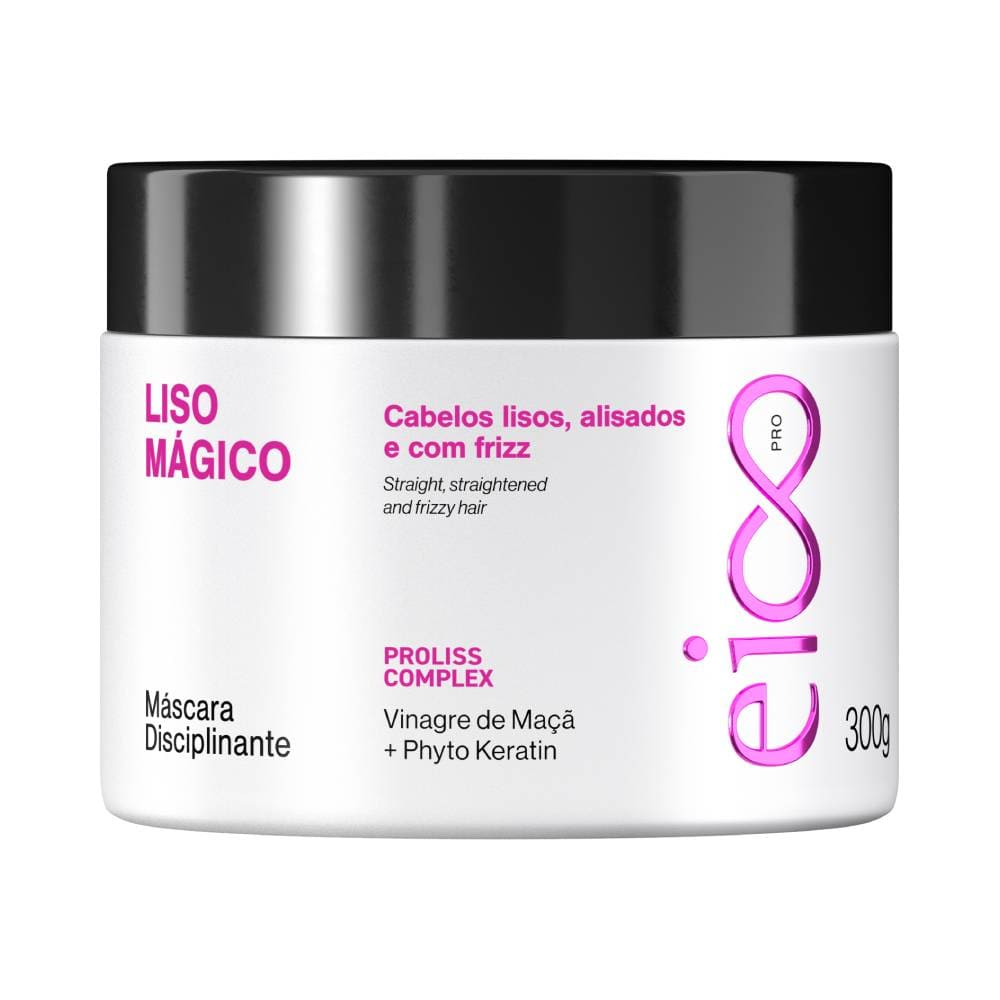 Máscara Capilar Eico Professional Liso Mágico 300g em Oferta na Shopee
