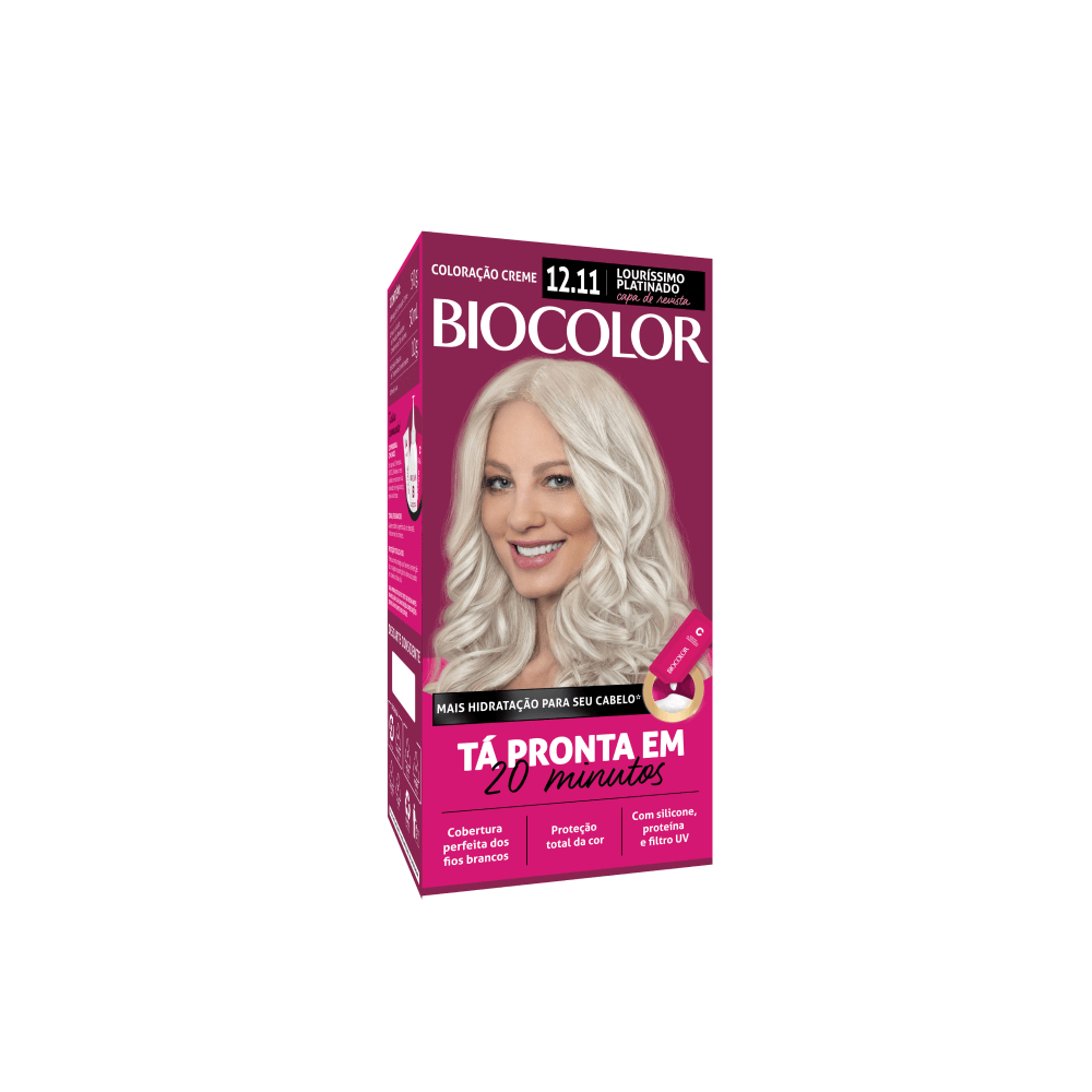 Coloração Biocolor Louríssimo Platinado Capa de Revista 12.11