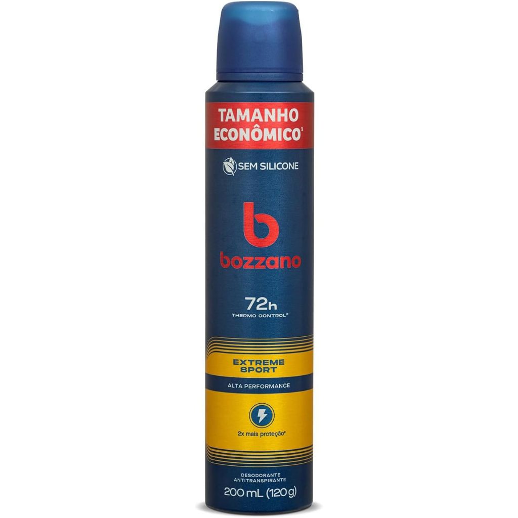 Desodorante Antitranspirante Bozzano Aerossol Extreme Sport Com 200ml em Oferta na Shopee