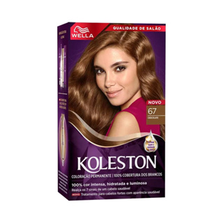 Coloração Permanente Koleston Noites Iluminadas Chocolate 67 em Oferta na Shopee
