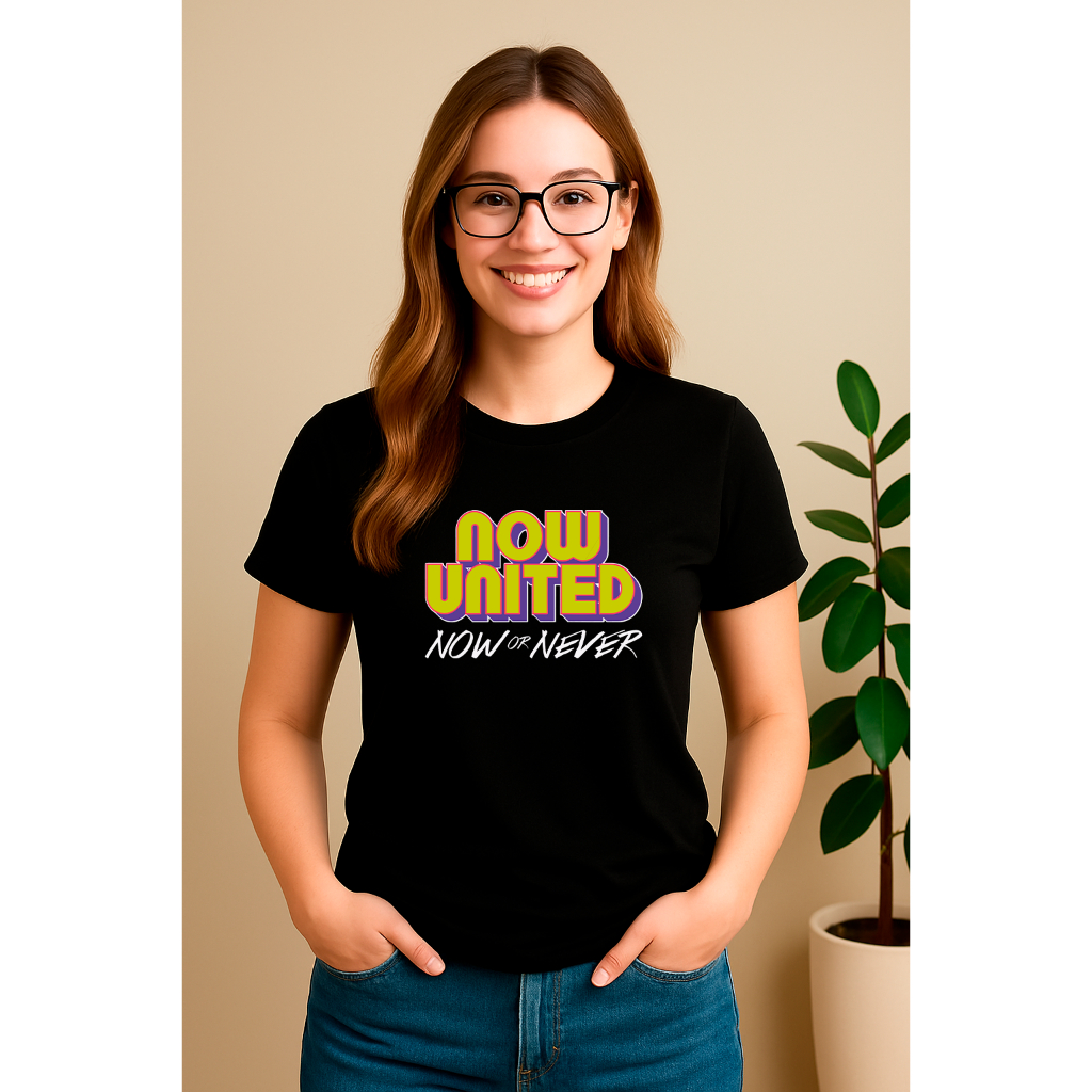 Camiseta Feminina Babylook Now United Now Or Never Datas