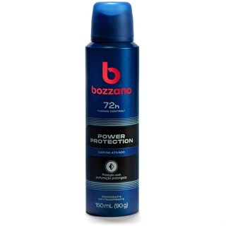 Desodorante Antitranspirante Bozzano Aerossol Power Protection Carvão Ativado Com 150ml em Oferta na Shopee