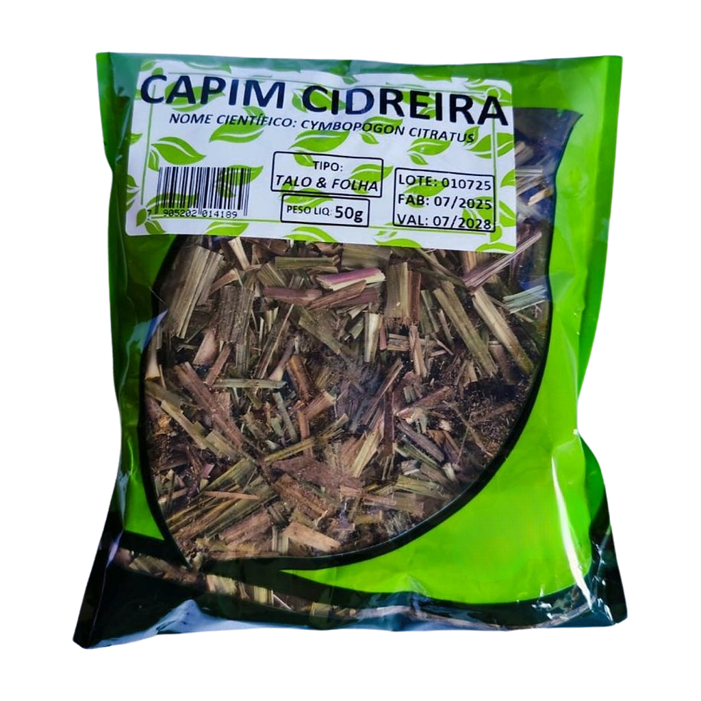 Imagem Capim Cidreira 50g – Chá Natural Calmante para Ansiedade, Sono e Cólicas