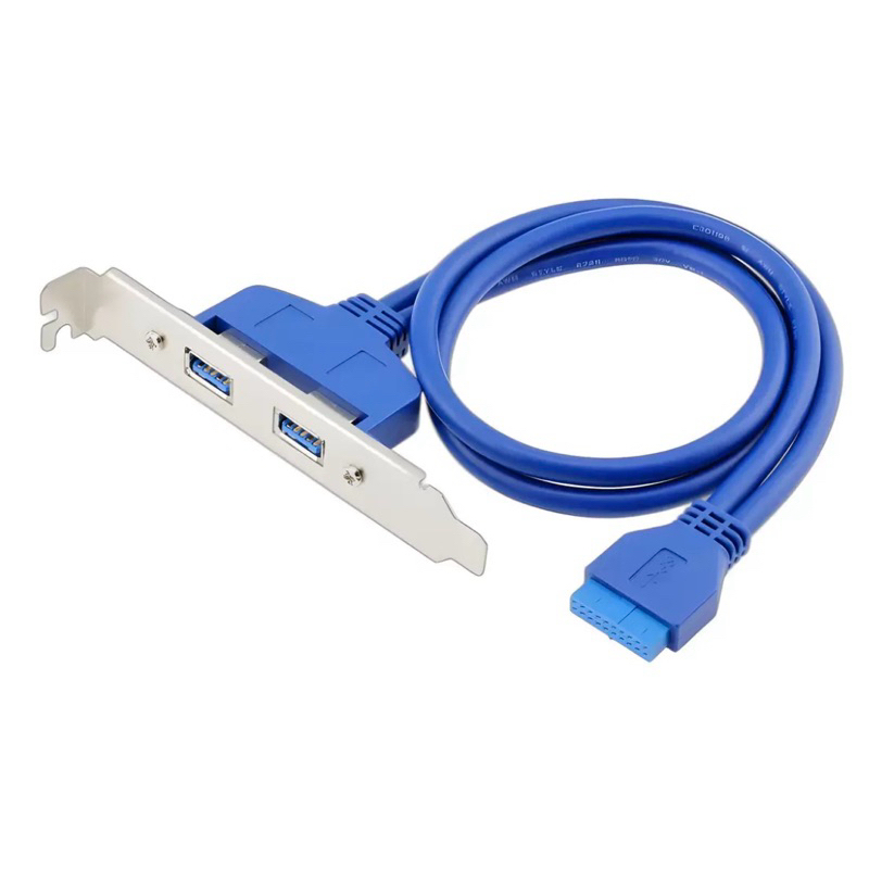 Espelho Usb 3.0 2 Portas Traseiro Desktop 19 Pinos em Oferta na Shopee