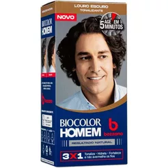 Tonalizante De Cabelo Bozzano Biocolor Homem Louro Escuro