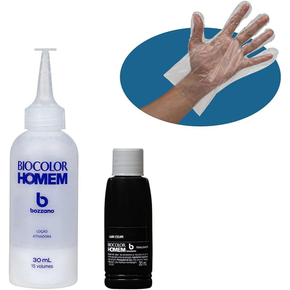 Detalhes do Tinta De Cabelo Bozzano Biocolor Homem Louro Escuro
