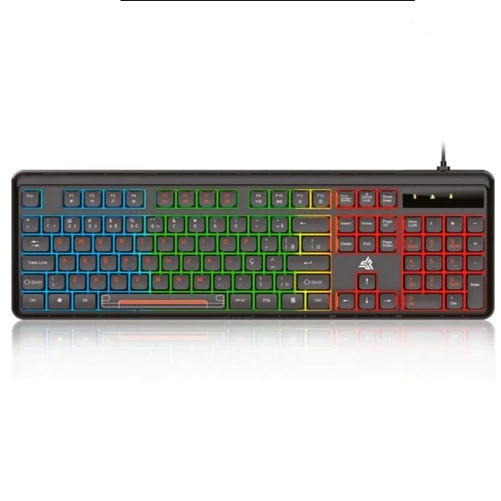 Teclado Gamer USB Knup KP-TE130 LED Retroiluminado Tecla Silenciosa