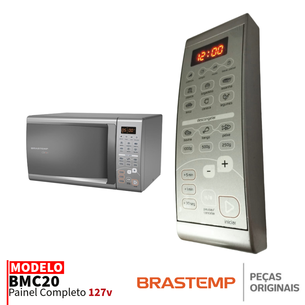 Placa Painel Original Microondas Brastemp BMC20/127v