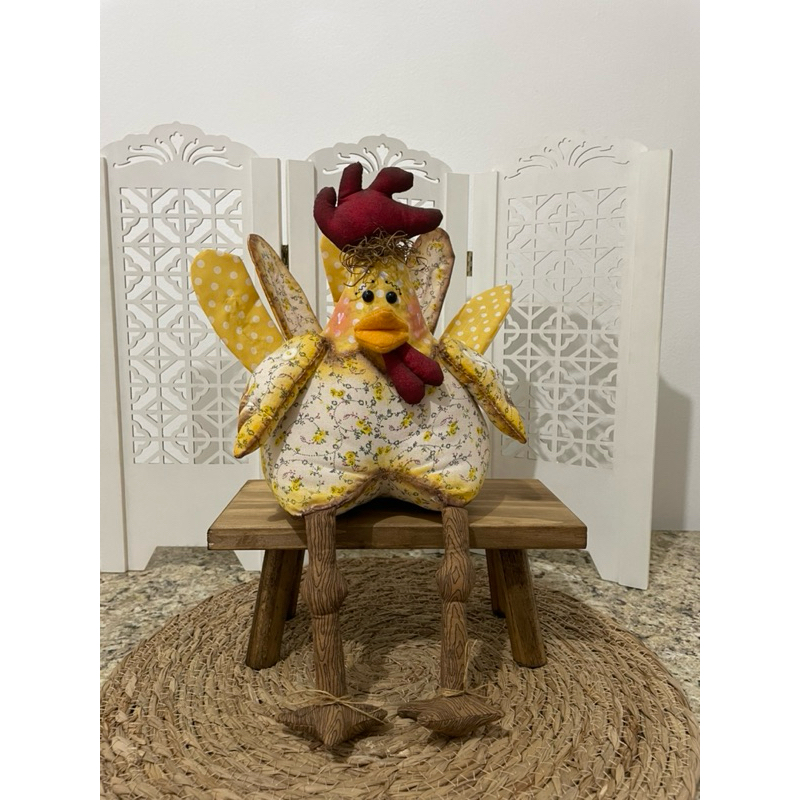Galinha de tecido produto artesanal,para decoração