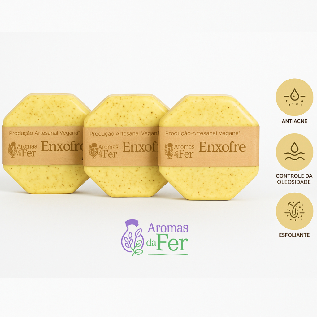 Kit Sabonete de Enxofre Acne Cravos Espinhas Oleosidade