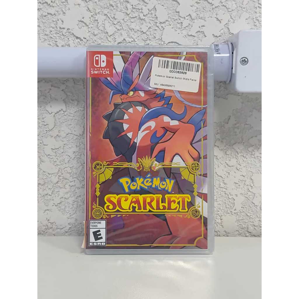 Jogo Pokémon Scarlet Nintendo Switch – Lacrado e Novo