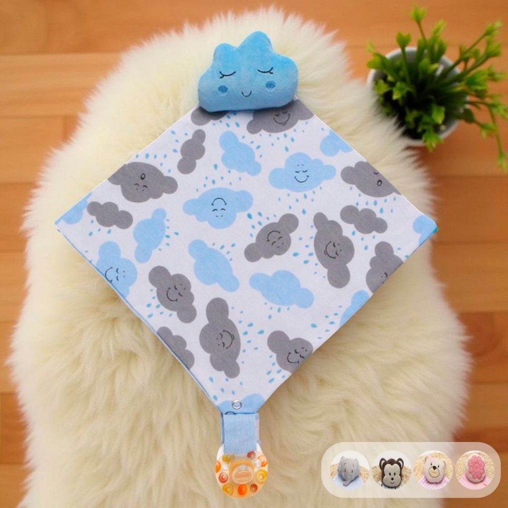 Naninha Para Bebê Menina Menino 100% Algodão Bordada 01 Peça