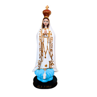 Imagem Nossa Senhora De Fátima em Resina 20cm em Oferta na Shopee