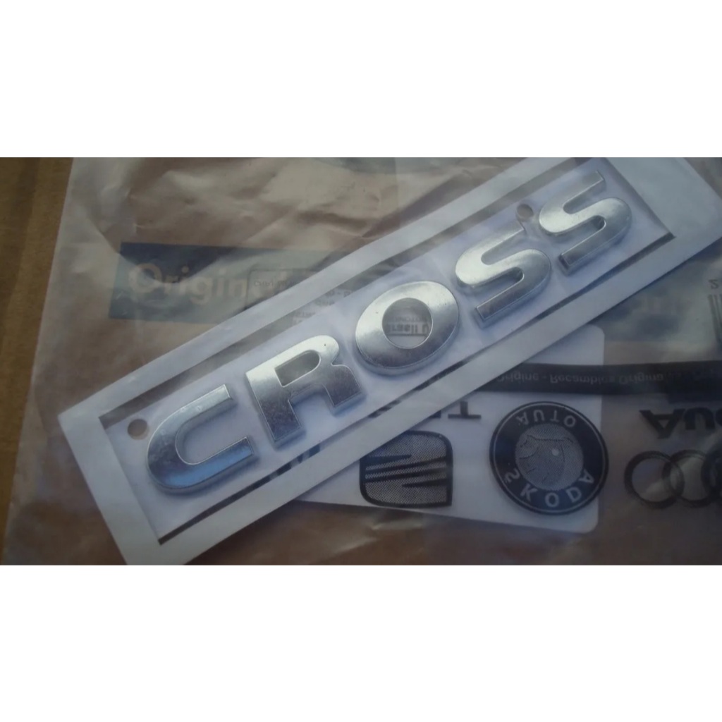 Emblema Logotipo Cross Da Grade Saveiro G6 Original Vw