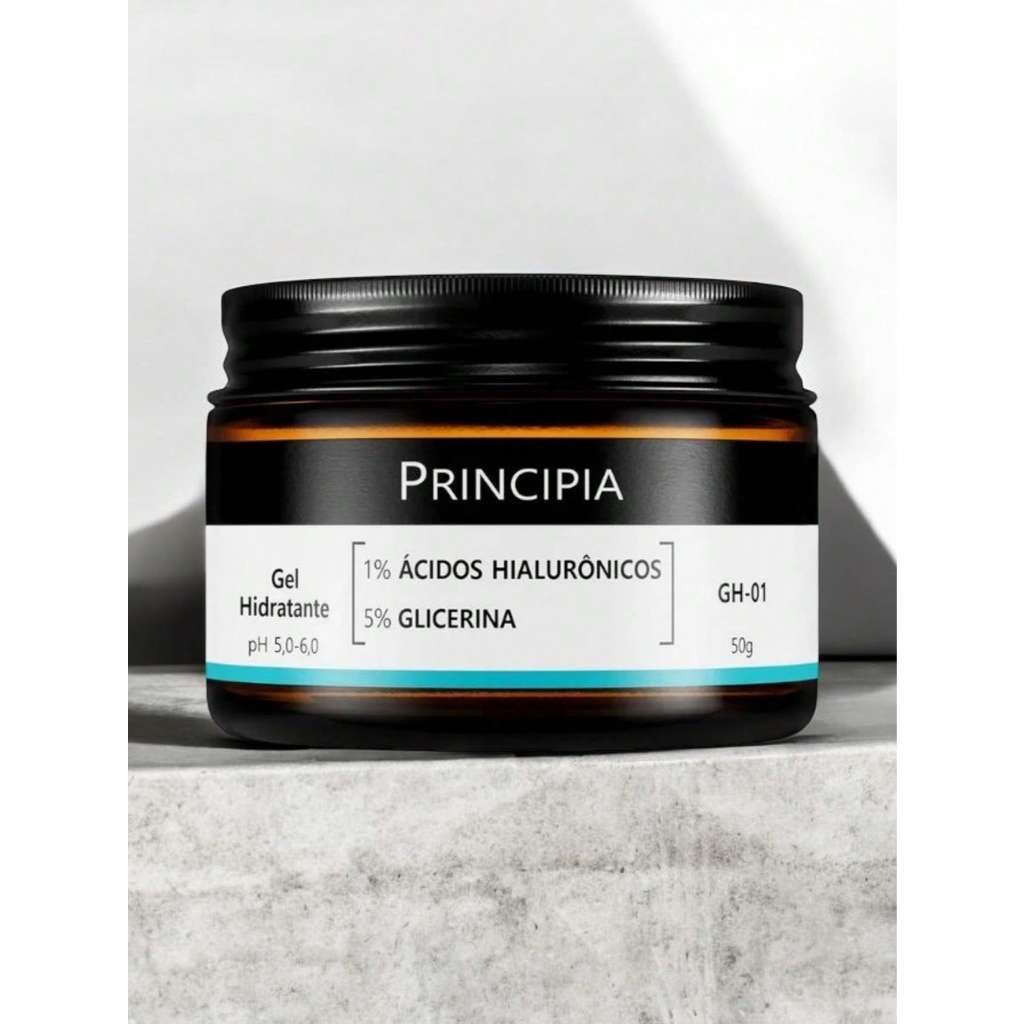 Gel Hidratante GH‑01 1% Ácido Hialurônico + 5% Glicerina — Principia, 50 g