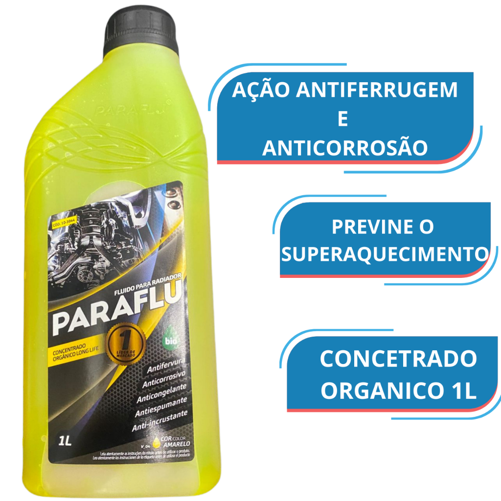 Aditivo Paraflu Radiador Amarelo Concentrado 1 Litro