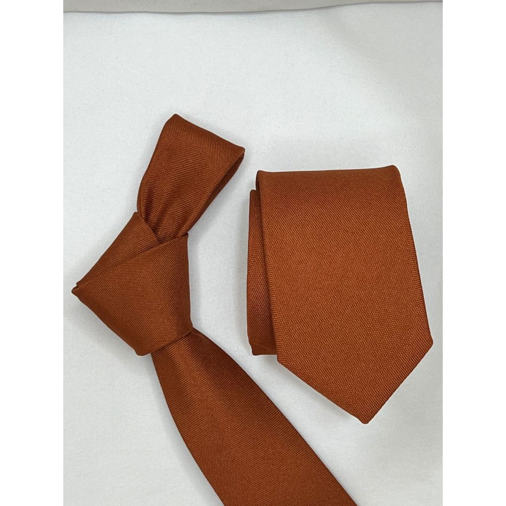 Gravata masculina sim terracota  media R$11,90 acima de 4 unidades - Verificar na página da loja!!!