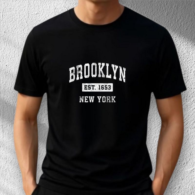 Camiseta modinha Brooklyn Newyork tendência trend modinha blogueiro men Boys blusa adulto