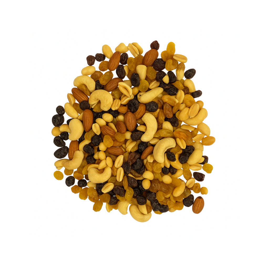 Mix De Castanhas Agridoce Nuts Selecionados Uva Passa Castanha de Caju Amendoa Amendoim 500g/1,01kg