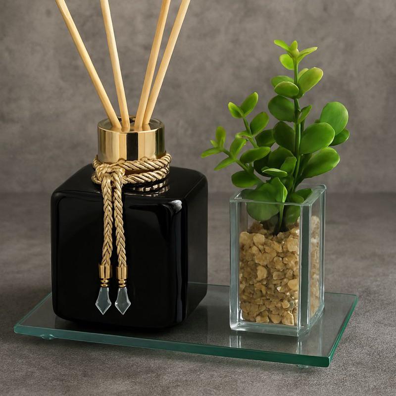 Kit Aromatizador 300 ml com Frasco PET – Ideal para quem tem crianças! decoração plantinha vasinho