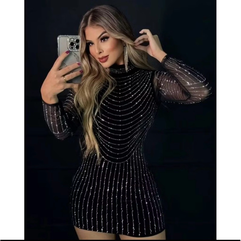 Vestido Balada Tendência Vestido Feminino Roupa Feminina Vestido de Festa