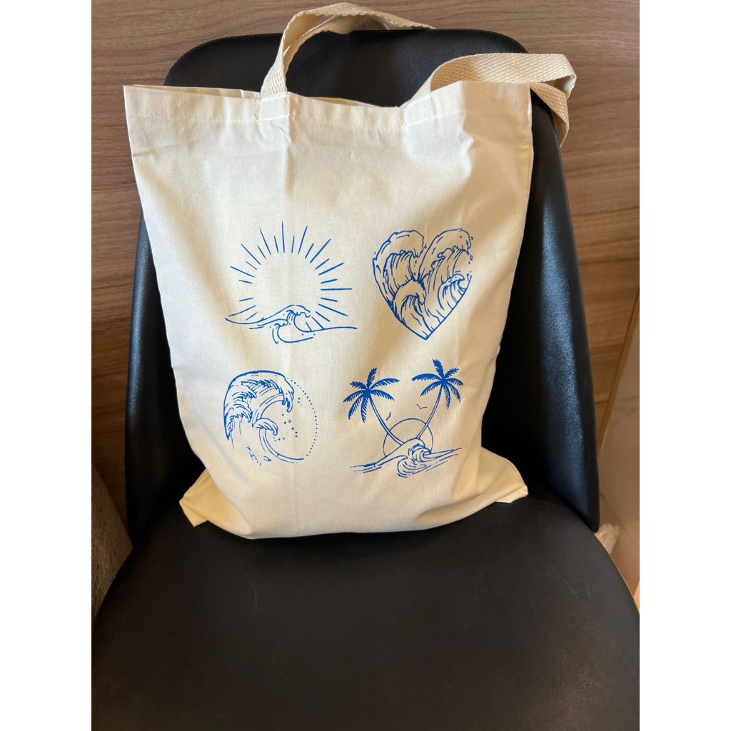 Ecobag mar, praia, bolsa praia,bolsa viagem sacola ecológica,escola,faculdade, curso,personalizado,brinde,praia,moda,