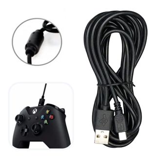 Cabo Carregador Controle Xbox One V8 Turbo Carga Rápida USB Reforçado Com Filtro Grande 3 metros em Oferta na Shopee