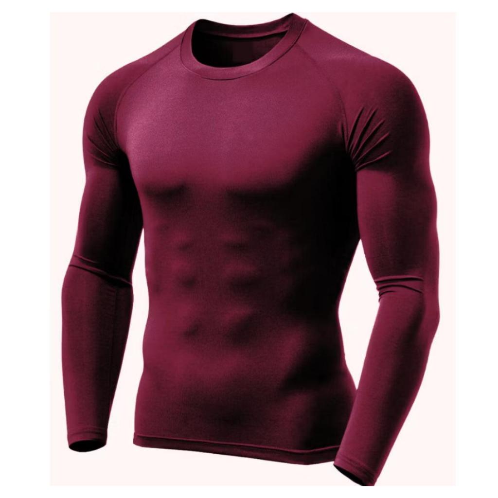 Camiseta Térmica Proteção Uv 50+ Segunda Pele Camiseta Blusa Malha Fria Unissex Academia Manga Longa MODA FENIX