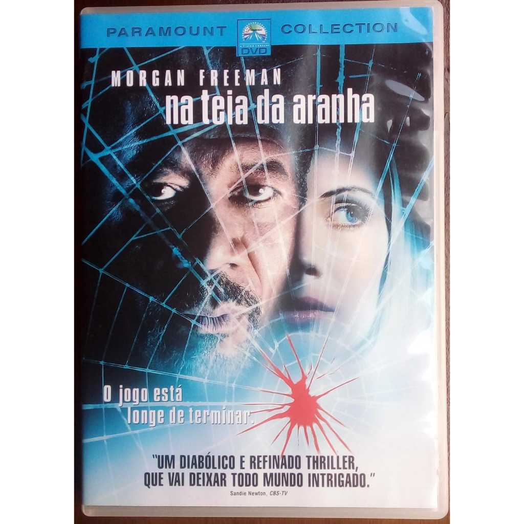 📀 DVD Original - Na Teia da Aranha (2001) | Morgan Freeman 🎬 Produto usado | Em bom estado | Suspense policial.