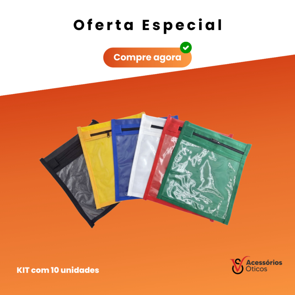 Kit 10 de Porta Ordem Serviços Documentos Para Óticas C/zíper envelope em Oferta na Shopee